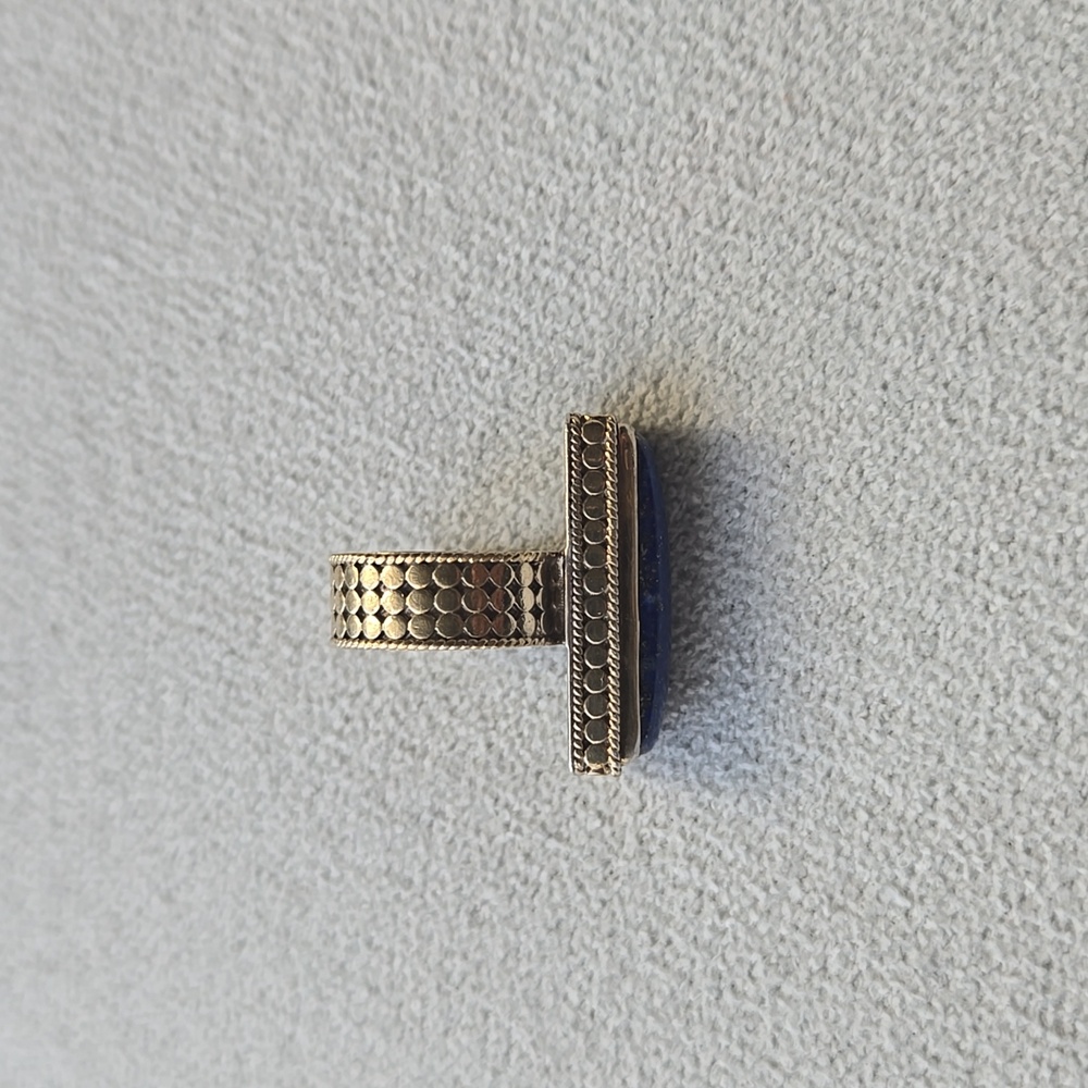 Anna Beck Lapis Rectangular Ring - image 3